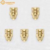 Khóa hộp giả cổ màu vàng không móc khóa kt: 47*40*15