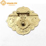 Bộ khóa cánh hoa CYD099 - màu đồng vàng