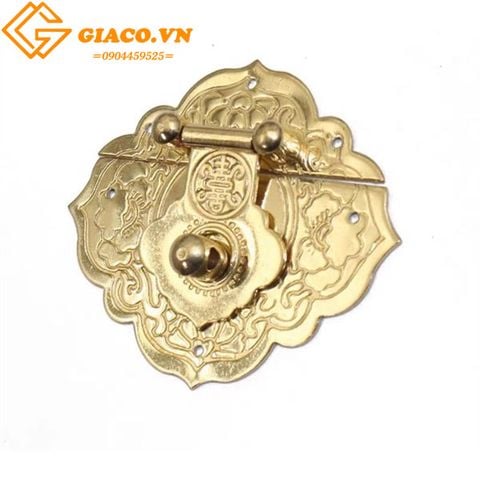 Bộ khóa cánh hoa CYD099 - màu đồng vàng