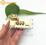 Khóa hộp giả cổ màu vàng có khóa số