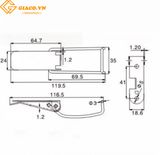 Khóa sập nhanh SF111