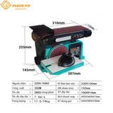 Máy mài nhám 2 trong 1 ALLWIN G491 động cơ 550w