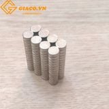 Nam châm trắng tròn D5*2mm