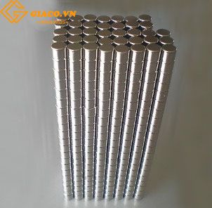 Nam châm hạt tròn D6x5mm