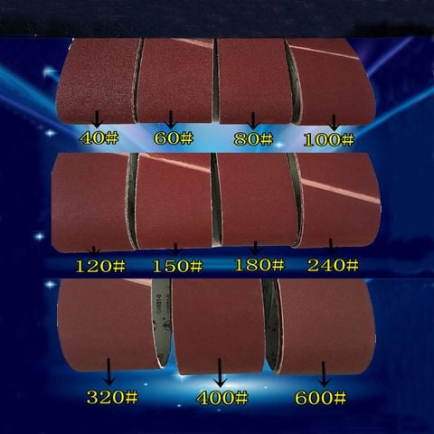 Giấy nhám đai AIMCHAMP 915x100mm độ nhám P150 cho máy mài 2 trong 1