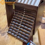 Núm tròn mini màu bạc đường kính 8mm