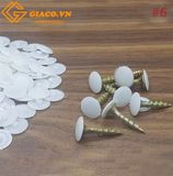 Nút nhựa bịt đầu vít mã màu 6 (túi 42g khoảng 500pcs)