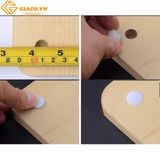 Nút nhựa chụp lỗ vít cỡ 8mm màu trắng (túi khoảng 400c)