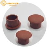 Nút nhựa chụp lỗ vít cỡ 12mm màu nâu đỏ (túi khoảng 400c)