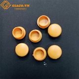 Nút nhựa chụp lỗ vít cỡ 16mm màu cam (túi khoảng 200c)