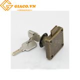 Ổ khóa tủ giả cổ màu đồng xanh, đồng đỏ