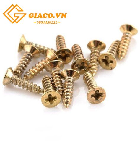 Vít giả cổ màu vàng M2 x 8 (Bán theo kg)