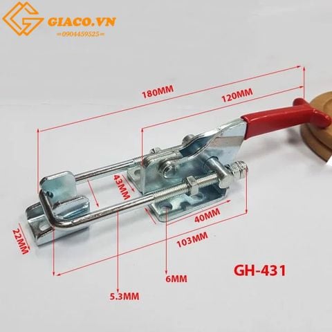 Sập nhanh GH431 tổng dài 18cm