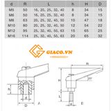 Tay vặn nhanh cỡ M5*20