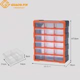 Tủ đựng linh kiện loại 18 ô
