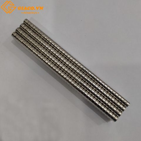 Nam châm trắng tròn D5*3