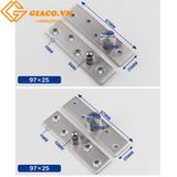 Chốt xoay 360 độ KT 97*25mm lệch tâm