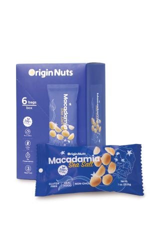  Nhân mắc ca Originnuts vị muối 28gr (Hộp 6 túi) 