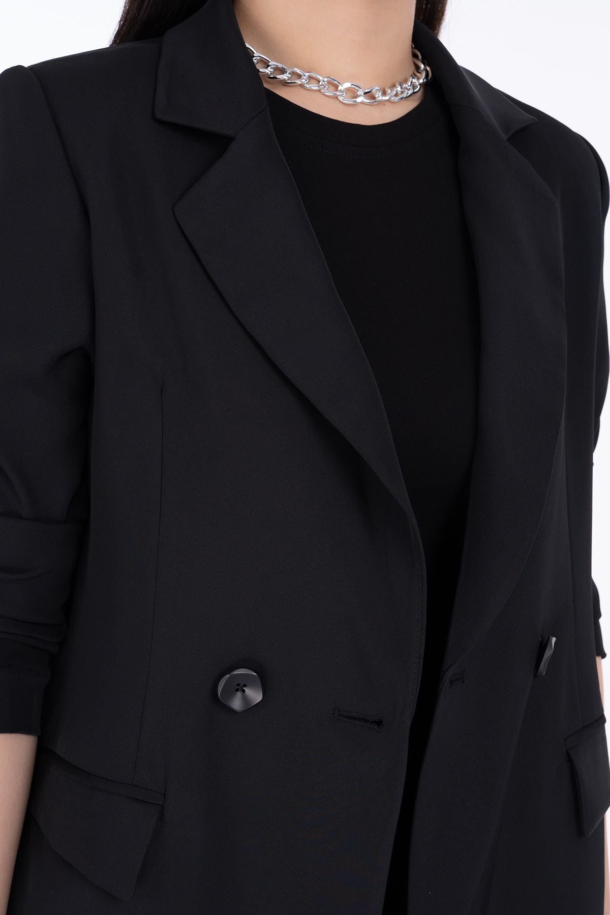 BAD32444 - Áo demi chất liệu thô dáng áo vest - PANTIO