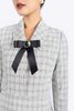 BAD72668 - Áo khoác công sở vải dạ dáng croptop kèm nơ cài áo tạo kiểu - PANTIO