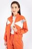 BAD92245 - 2 - Áo khoác thể thao vải gió dáng bom bo chun gấu thân phối màu họa tiết - PANTIO