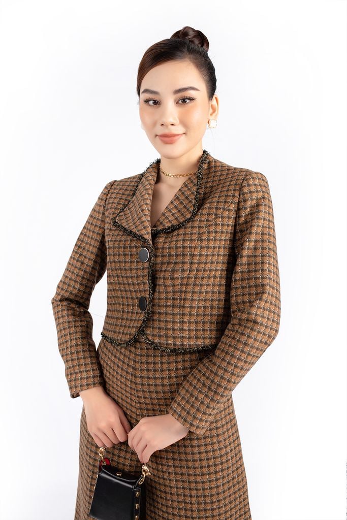 BQL92702 - Quần công sở vải dạ dáng suông ống rộng khóa thân sau - PANTIO
