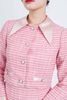 BAD93202 - tylekeo8888 vải dạ tweed cổ đức thân đính khuy đá trang trí - tỷ lệ kèo 8899