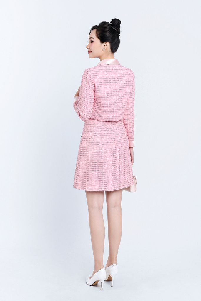 BAD93202 - tylekeo8888 vải dạ tweed cổ đức thân đính khuy đá trang trí - tỷ lệ kèo 8899
