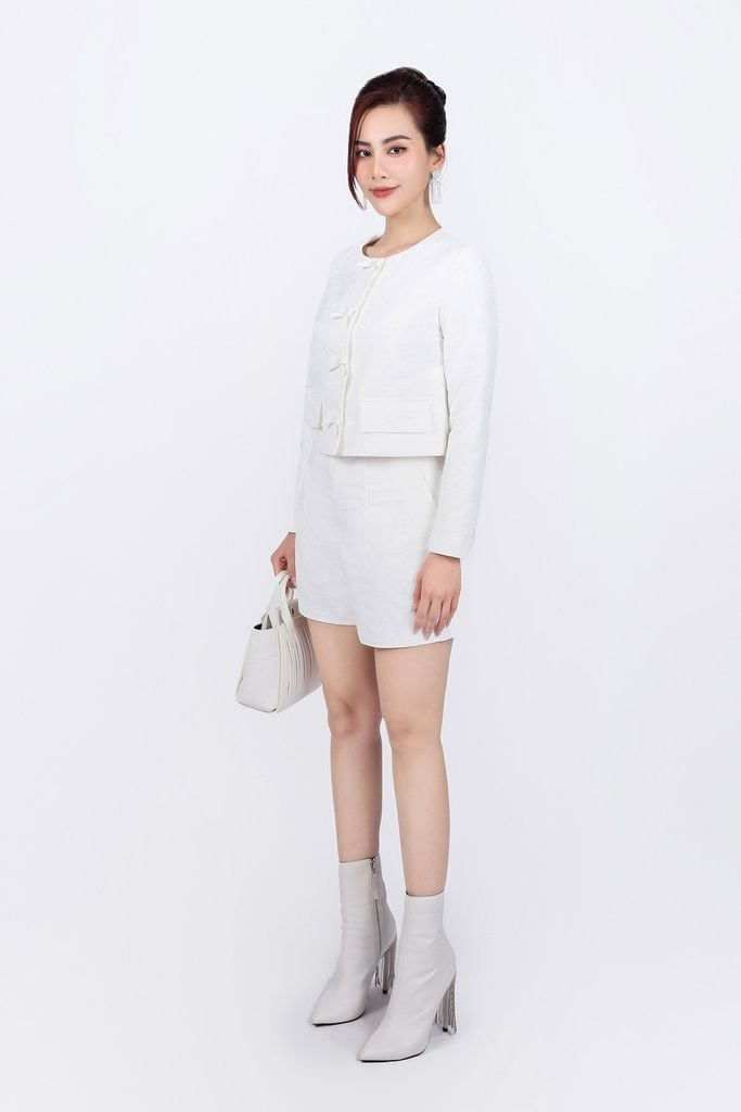 BQN93226 - Quần short vải gió dáng suông thời trang khoá thân trước - PANTIO