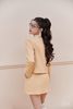 BAD93369 - Áo demi dáng suông, cổ tròn, tay dài, vai chờm, túi cơi ngực giả, túi ốp nắp giả - JAN.
