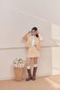 BAD93369 - Áo demi dáng suông, cổ tròn, tay dài, vai chờm, túi cơi ngực giả, túi ốp nắp giả - JAN.