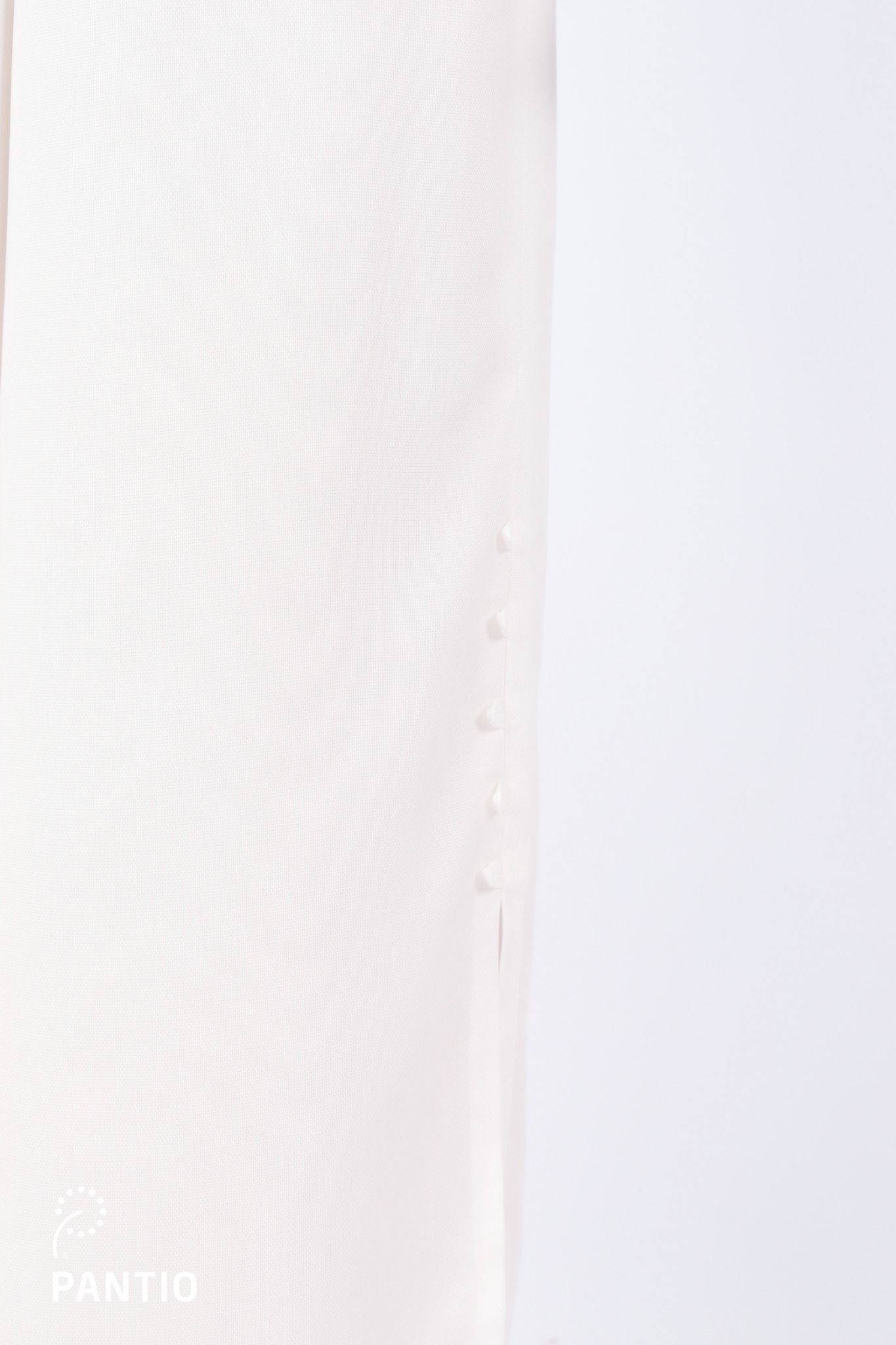 BQL32762 - Quần dạo phố vải thô đũi dáng suông ống rộng cạp chun - PANTIO