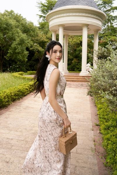 BJD33109 - Chân váy dạo phố vải lụa xốp dáng suông dài cạp chun - PANTIO
