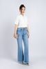 BAK13015 - Áo kiểu công sở vải tuytsi dáng croptop cổ đức kèo khoá - PANTIO