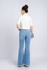 BAK13015 - Áo kiểu công sở vải tuytsi dáng croptop cổ đức kèo khoá - PANTIO