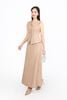 BJD13303 - Chân váy dài dạo phố vải Linen dáng suông cạp chun co giãn - PANTIO