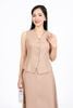 BJD13303 - Chân váy dài dạo phố vải Linen dáng suông cạp chun co giãn - PANTIO