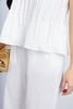 BQG33018 - Quần dạo phố vải linen dáng suông ống rộng cạp chun - PANTIO