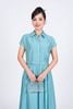 BJD33442 - Chân váy dài vải thô nhăn mỏng dáng suông cạp chun co giãn - PANTIO