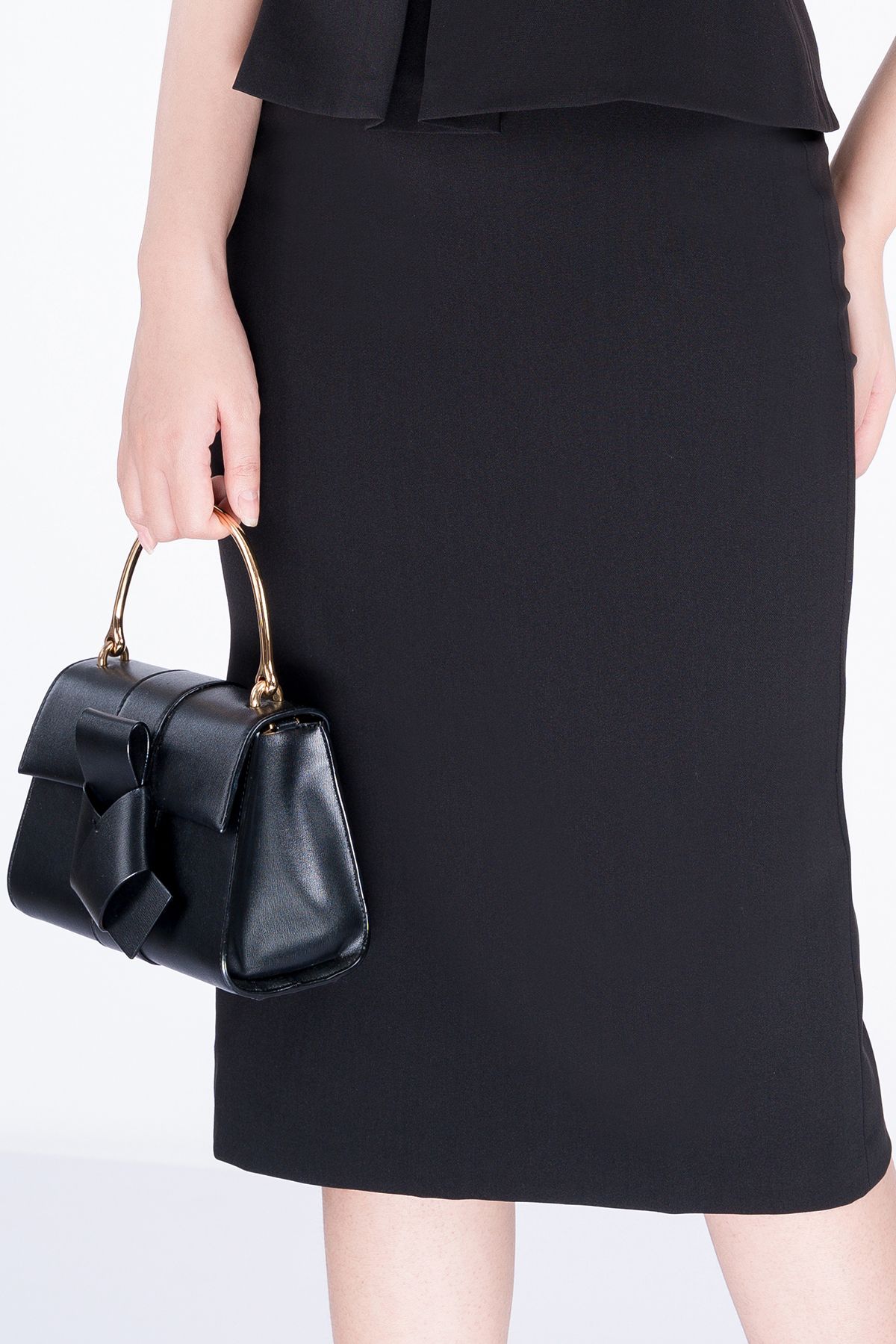 BJD52454 - Chân váy dài chất liệu thô dáng bút chì - PANTIO