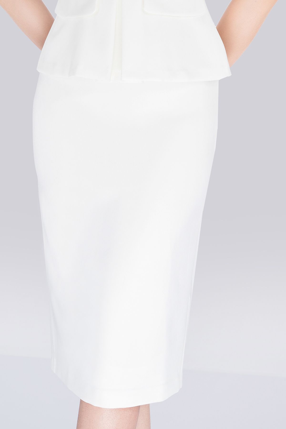 BJD52454 - Chân váy dài chất liệu thô dáng bút chì - PANTIO