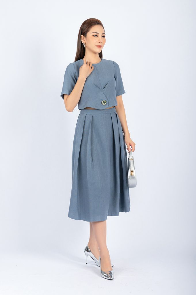 Váy thô đũi kẻ tay hến kèm váy 2 dây  247storevn  Vaytayhenkem2s0081   Shopee Việt Nam