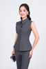 BQD93251 - Quần công sở vải thô dày dáng ôm ống vẩy khóa thân trước - PANTIO