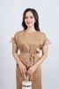 BJD13375 - Chân váy công sở vải tuyp xy dáng suông dài xẻ tà thời trang - PANTIO
