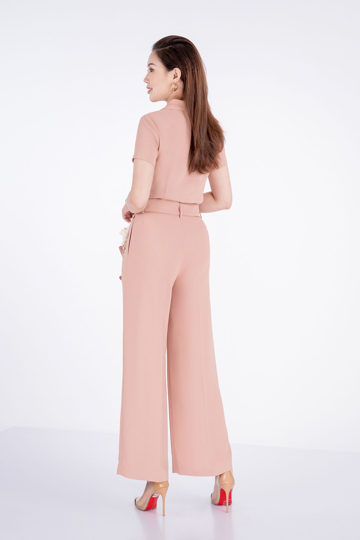 BAS32415 - Áo sơ mi chất liệu tuýt-si ngắn tay - PANTIO