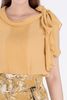 BAS32465 - Áo sơ mi kiểu chất liệu chiffon ngắn tay - PANTIO