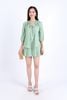 BQN33121 - Quần short dạo phố vải lụa dày thân xếp ly xoè nhẹ khoá thân trước - PANTIO