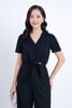 BQD33096 - Quần công sở vải tuyp xy dáng suông dài ống rộng khoá thân trước - PANTIO
