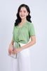 BQD33096 - Quần công sở vải tuyp xy dáng suông dài ống rộng khoá thân trước - PANTIO