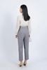 FQD51112 - Quần công sở vải thô đũi dáng Baggy cạp cao đính khuy trang trí thân quần phối ly bong tạo kiểu - PANTIO